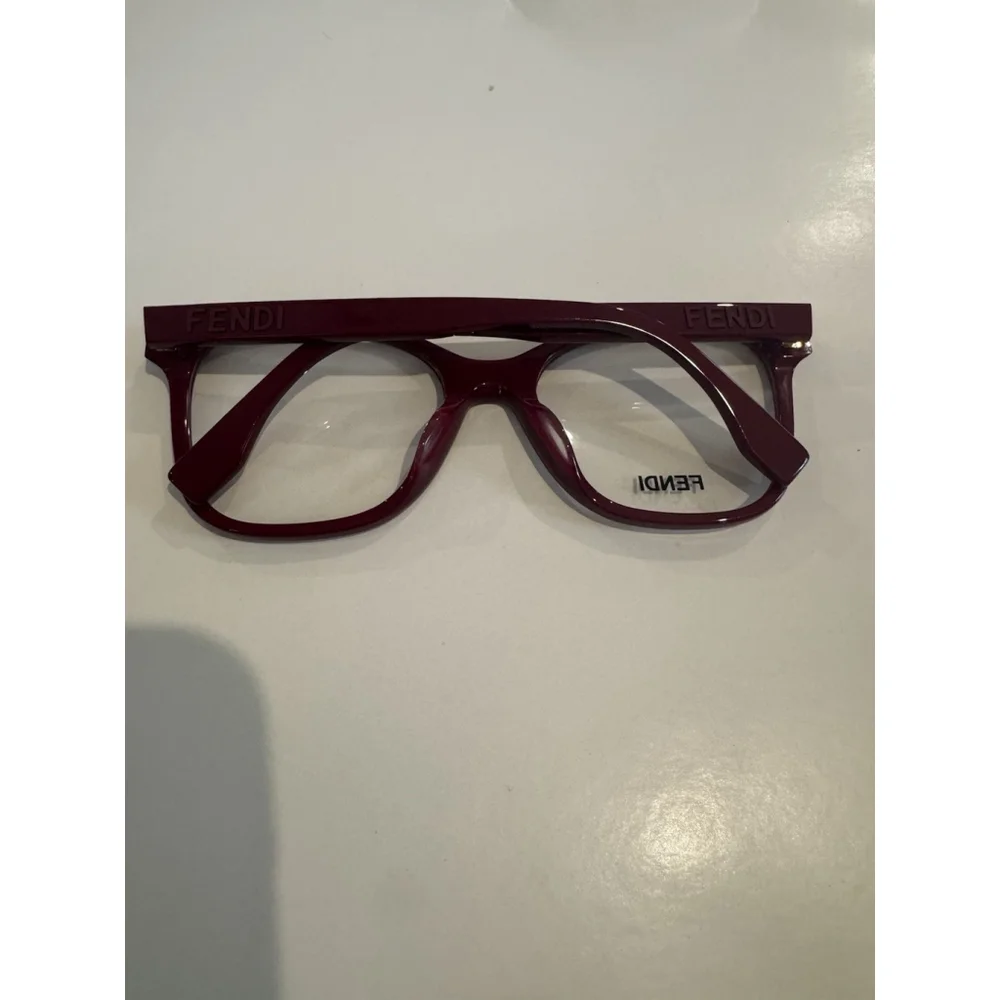 NEW FENDI EYEGLASSES FENDI FE50018I 066 BORDEAUX EYEWEAR
